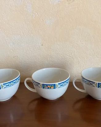 Set 3 tazze da the in porcellana. Alfold Porcelan