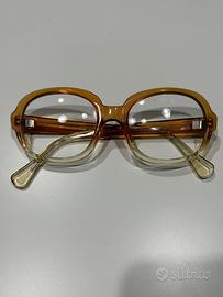 Occhiali da vista vintage anni 70– montatura ambra