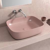 Lavabo da appoggio Rosa Opaco Art. LT 2143-MP Kara