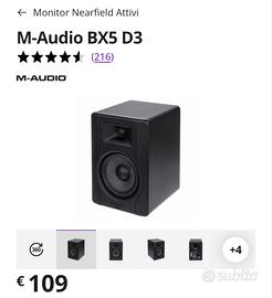monitor M Audio bx5  d 3
