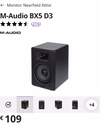 monitor M Audio bx5  d 3