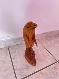 Delfino in legno