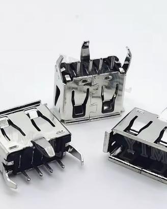 N. 15 porta USB femmina a saldare.