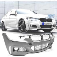 PARAURTI ANTERIORE BMW F30 F31 LOOK M PDC GRIGLIE 
