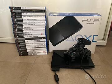 Console PlayStation 2 slim boxata + 21 giochi