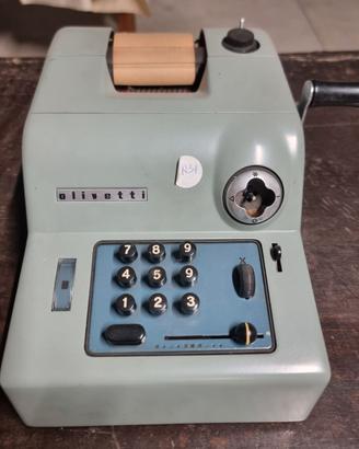 Calcolatrice meccanica Olivetti Summa 15 vintage