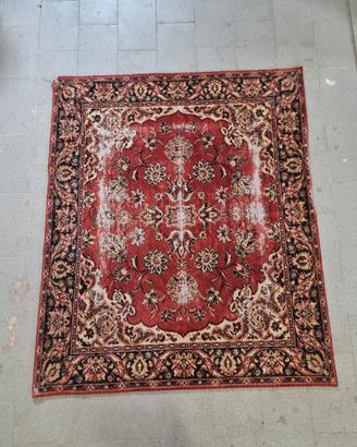 tappeto vintage in seta