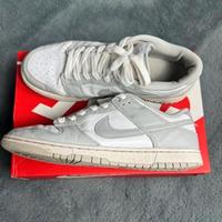 Nike Dunk Low Grigio e Bianco 37.5 Nuove