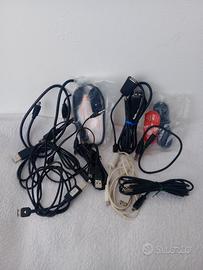 Cavi USB+jack+auricolari (3 tipi articoli)