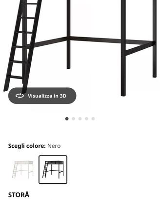 Letto soppalco Ikea “Stora”