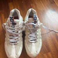 Nike air max 95 Bianca con baffo rosso