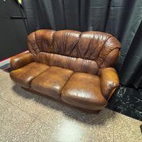 DIVANO PELLE 3 POSTI - Alberto Nieri '70 Vintage