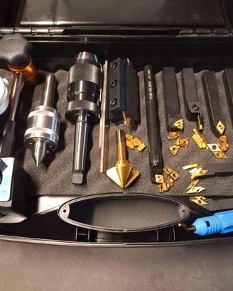 Kit TORNITURA Utensili 16mm MT2 Troncatore HSS Man
