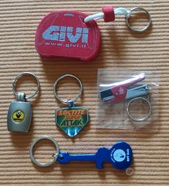 lotto portachiavi gadget da collezione 