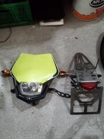 Mascherina + portatarga KTM Honda Yamaha Suzuki