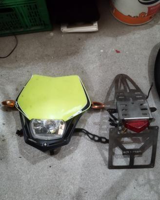 Mascherina + portatarga KTM Honda Yamaha Suzuki