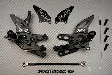 Pedane arretrate KAWASAKI ZX10R 2006 - 2007