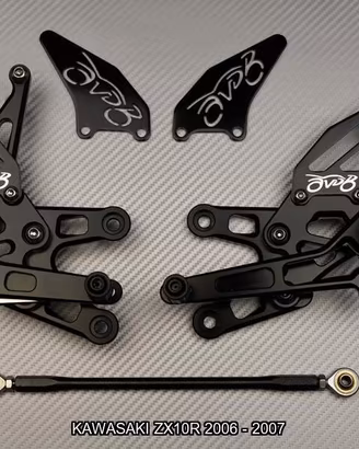 Pedane arretrate KAWASAKI ZX10R 2006 - 2007