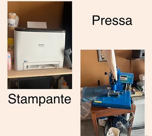 Pressa e stampante