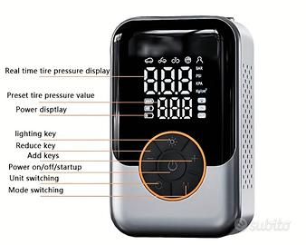 minicompressore ricaricabile 