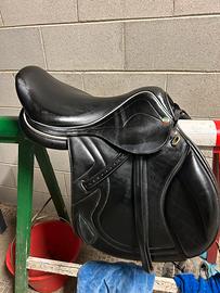 sella EQM + sottopancia 130