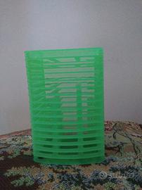 Porta CD in plastica verde 16 posti