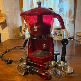 Macchina caffè Mokona Bialetti Trio rossa