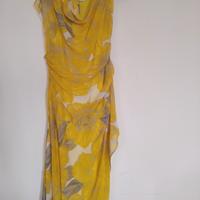 Abito  lungo estivo in voile fantasia floreale