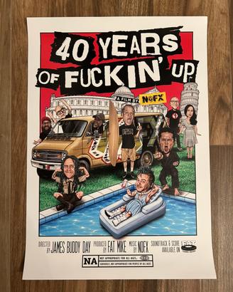 Poster promo film Nofx Punk Rock