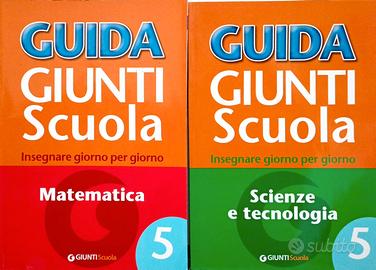 Libri Guide docente Giunti matematica e scienze 5