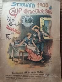 Gallo caricaturista rivista del 1900