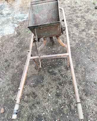 Carriola seminatrice epoca vintage 
