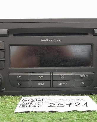 AUTORADIO MP3 AUDI A3 Sportback Serie (8PA) 8P0035