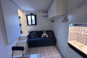 Monolocale ristrutturato con finestra vista tetti