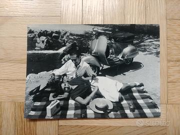 Cartolina vespa piaggio 125 150 (gs gl gt faro bas