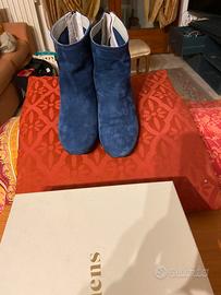 Stivaletto camoscio carmes  n 39 col denim
