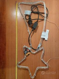 stella di natale a led esterno