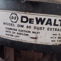De Walt aspiratore trucioli,polveri sottili