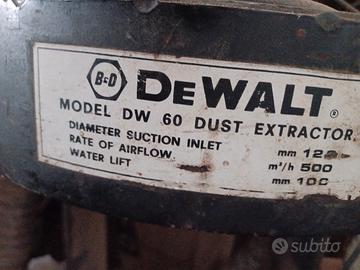 De Walt aspiratore trucioli,polveri sottili
