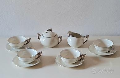 Mitterteich Bavaria servizio tè futurista vintage 