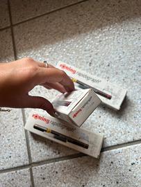 Set 3 Rapidi Rotring con custodia + ink omaggio