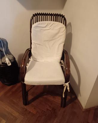 poltrona in rattan 
