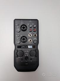 Zoom U-24 scheda audio USB/MIDI 2x4 – come nuova c