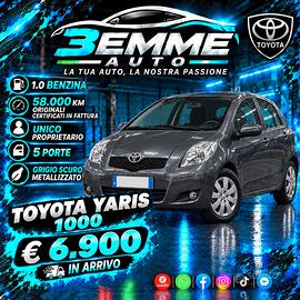 Toyota Yaris 1.0 5 porte Now IN ARRIVO