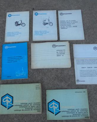 Catalogo ricambi piaggio vespa ciao epoca