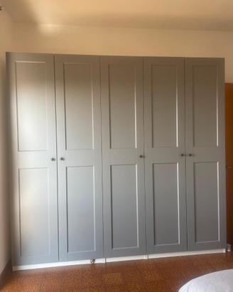 stanza  letto Hemnes Ikea grigio