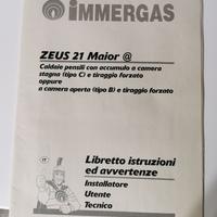 Caldaia metano con accumolo IMMERGAS ZEUS MAIOR 21