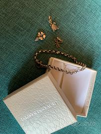 Bracciale argento giovanni raspini con tre charm