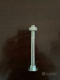 Bulloni a testa tonda (cavicchia) e dadi esagonali