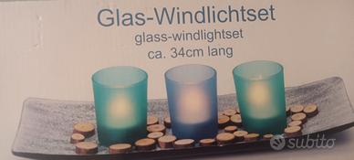 Centro tavola con tea light